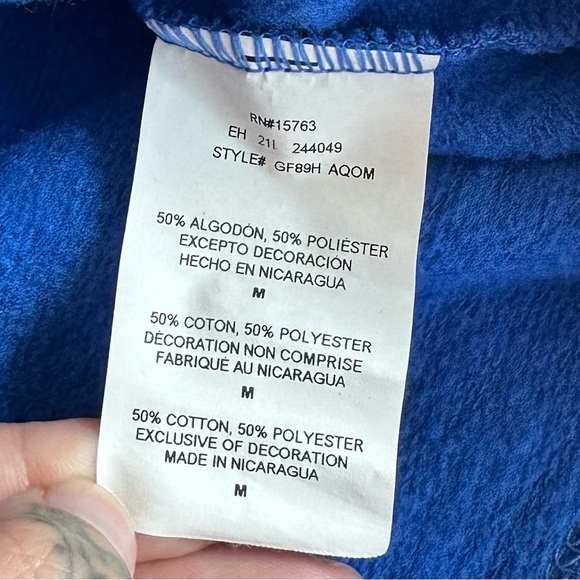 Champion Blue Sweatshirt with Classic Logo - Picture 4 of 4